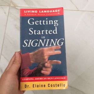 Started in signing book